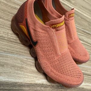 Nike VaporMax Flyknit Sneakers - Orange and Black